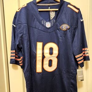 Men's jersey #18 Caleb Williams, Chicago Bears.